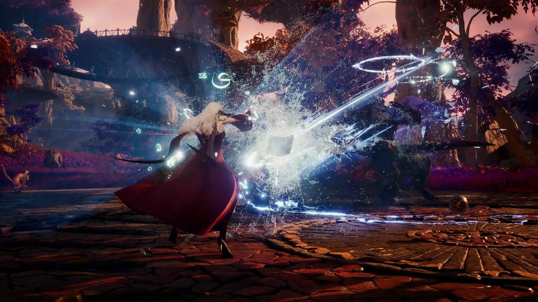 Flying over AION 2 landscape in official gameplay